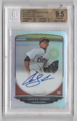 CARLOS CORREA bowman refractor auto