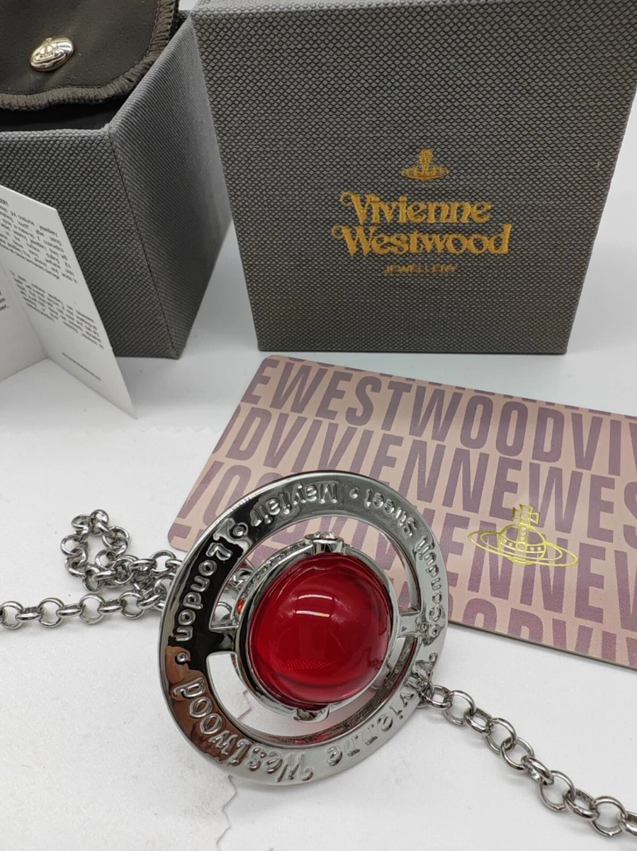 Vivienne westwood large cheap 3d orb necklace