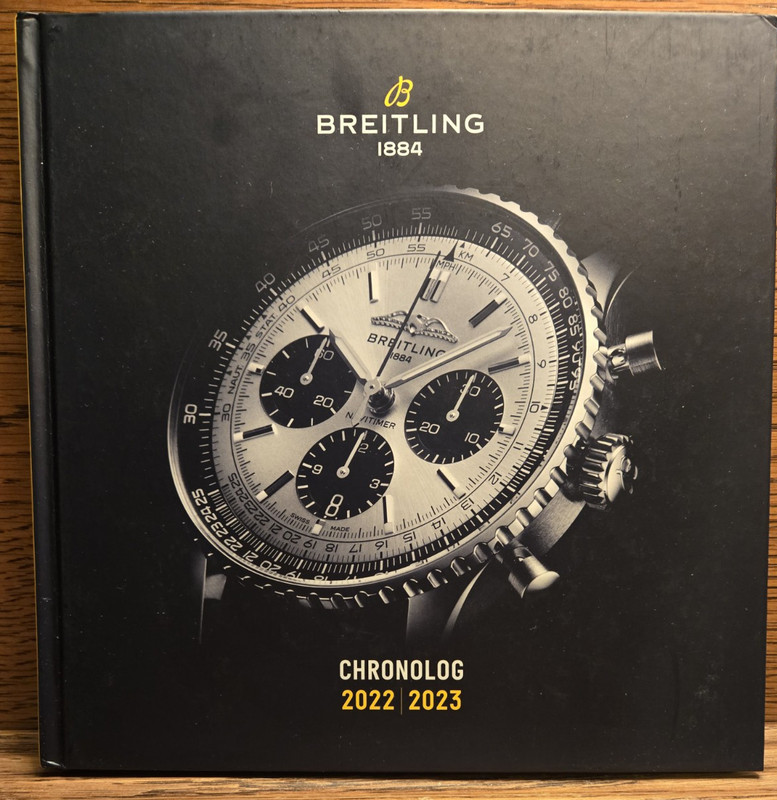 Breitling Chronolog Watch Catalog 2022 2023 2022-2023 Hardback