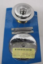 NOS Sexhauer Bath Waste Trim Kit Dual Size With Brushing Chrome  167726