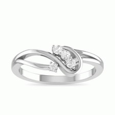 925 Sterling Silver 1.5 MM Infinity Cubic Zirconia Premium Adjustable Ring