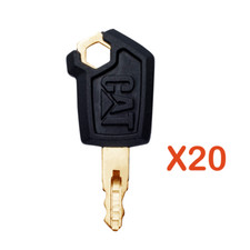 20 Heavy Equipment Key Set Ignition Keys for CAT Caterpillar New Style 5P8500