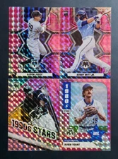 2022 Panini Mosaic Baseball PINK CAMO PRIZMS with Rookies You Pick the Card