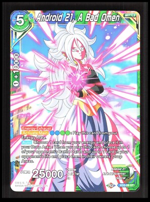 Dragon Ball Super - Android 21, A Bad Omen - XD2-08 ST Battle Card CB-1-4-A-19
