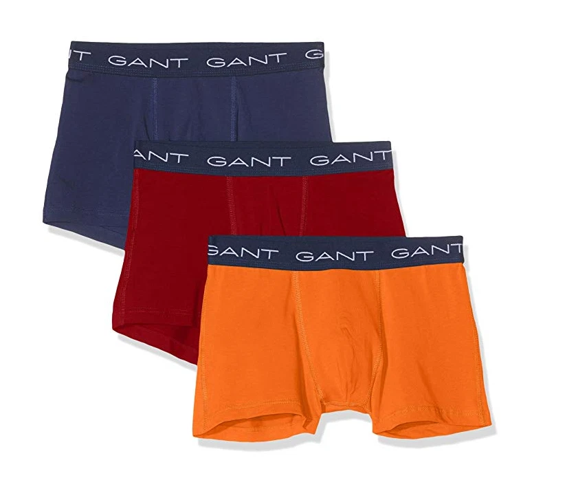 Gant Men`s 3 Pack Boxer Trunks