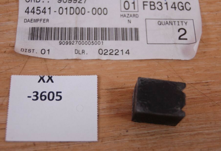 ブラウン Suzuki GS500 44541-01D00 CUSHION, SIDE Genuine NEU NOS