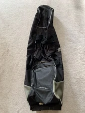 NEW Slazenger Golf Travel Bag Black Gray Mesh 52” long x 18” depth X 12” wide