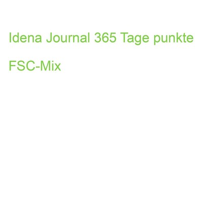 Idena Journal 365 Tage 100g/m² 16x19,7cm (4064997122547)