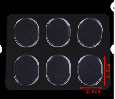 Pack of 6 Drum Tone Control / Gel Damper Pads, UK Stock CLEAR free fast delivery
