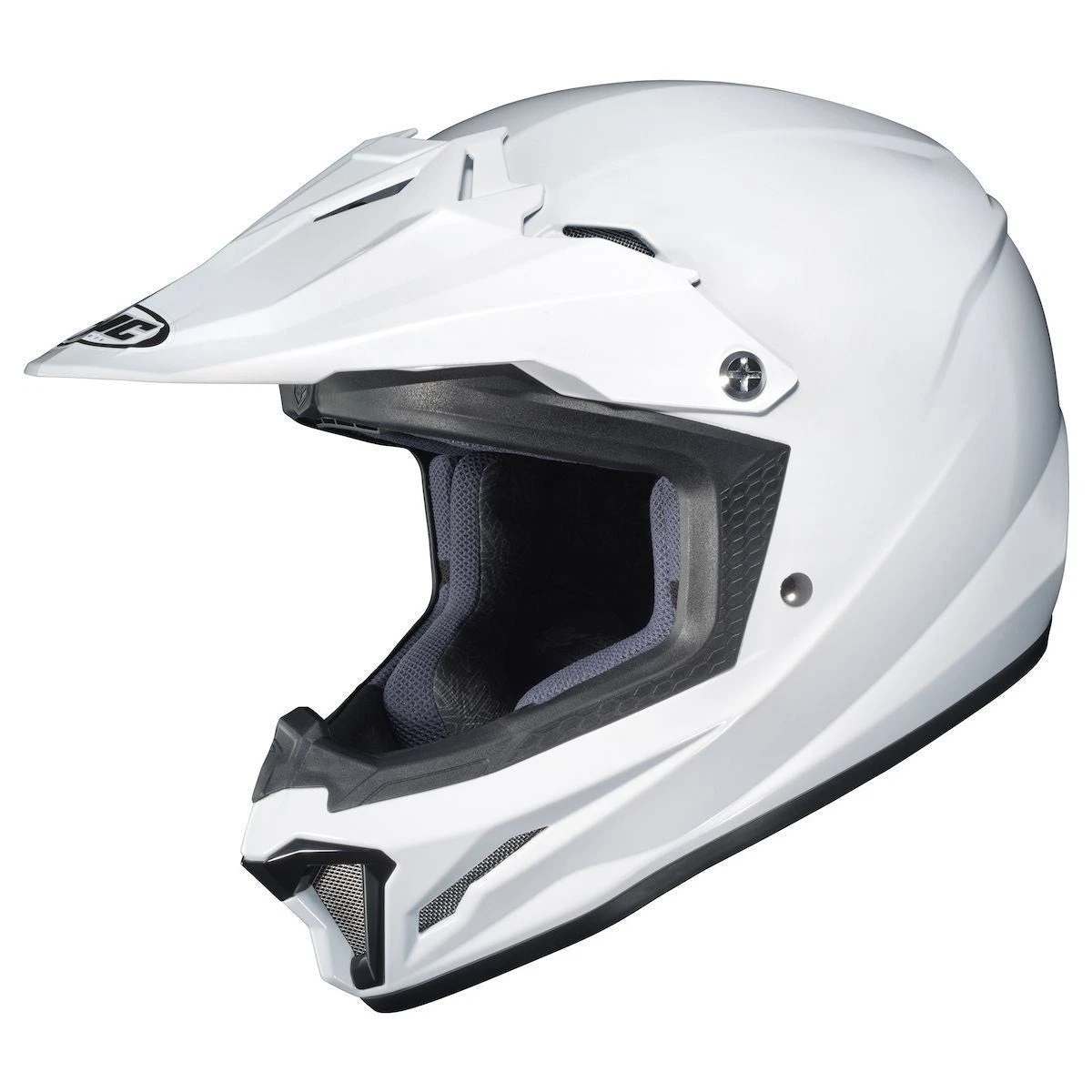 hjc cs-r2 solid motorcycle helmets white 2x-large F71 Full Face Helmet with HJ-38 Pin-lock Shield, DOT Approved (White, XX-Large) : Automotive way pivot ratchet system minimizes air drag and noise while improving sealing against the elements HJC CS-R2 Liner Helmet Accessories