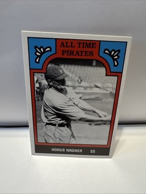 1986 TCMA All-Time Pittsburgh Pirates - Color Honus Wagner    3-PIR