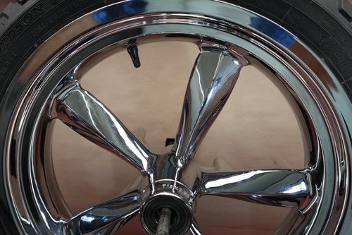 2012-2015 Harley Davidson FLD FRONT DUNLOP TIRE RIM WHEEL 130/70 B18 - Picture 13 of 16