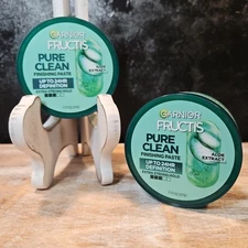 NEW Garnier Fructis 2-Pack Style Pure Clean Finishing Paste 2.0oz Tub Sealed