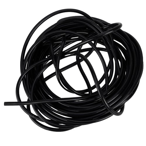 1 Meter Black Silicone Vacuum Air/Fuel Hose 6MM 1/4 Inch Diesel LINE
