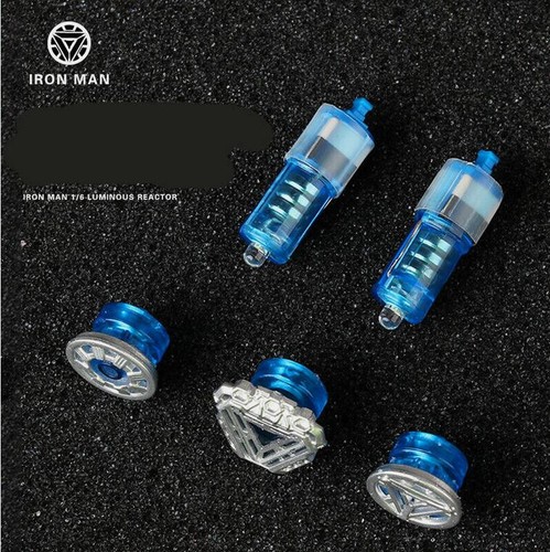 ST020 1/6 Scale Man Tony Stark Light Up Body w/ Nano Reactor Figure Toys - Picture 5 of 5