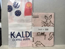 Tully's Coffee Chojugiga [Coffee Journey] Kamawanu & Kaldi Tenugui