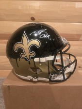Drew Brees Full Size Authentic Painted Helmet #'d LE 3/9