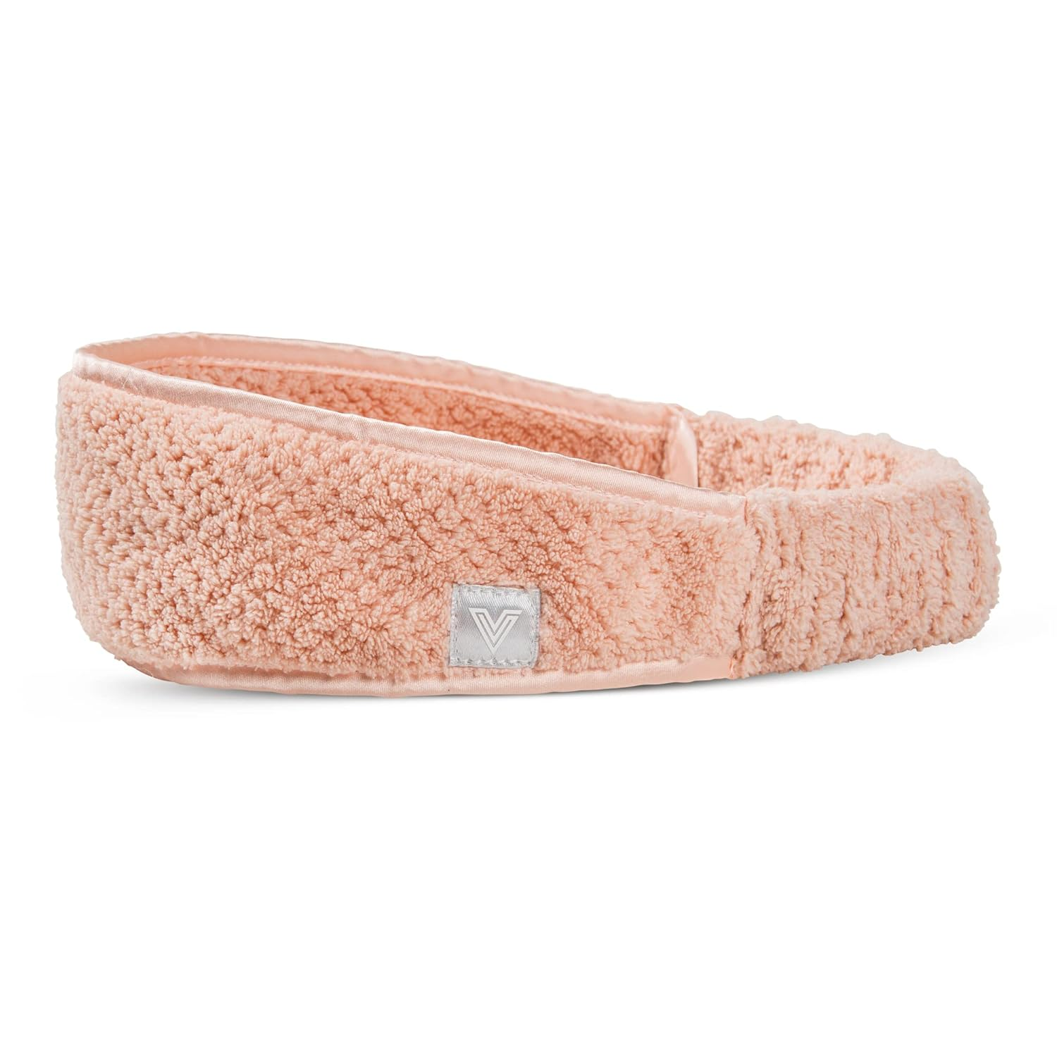 Cloud Pink Spa Headband for Women Skincare Makeup and Face Washing
