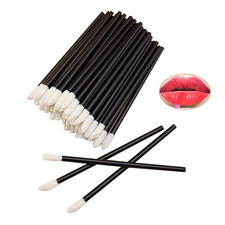 100 Pcs Disposable Lip Gloss Wands Applicator Tool - Makeup Beauty Tool Kits Bla