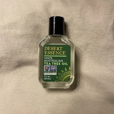 Dessert Essence 100% Australian Tea Tree Oil 1oz 30ml Glass Bottle New