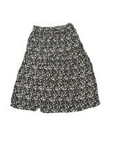 ZARA GIRL'S 13-14 SKIRT BLACK FLORAL PULL ON MIDI 6134/162 COTTAGECORE FLOWY
