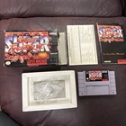 Super Street Fighter II (Super Nintendo SNES) COMPLETE w/Box manual