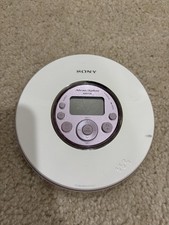 Sony D-NE320 Walkman Atrac3plus Portable CD Player Purple White Works
