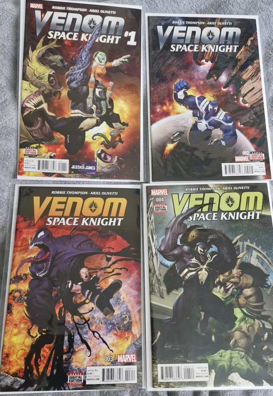 Marvel Venom Space Knight Comic Lot Issues #1-4