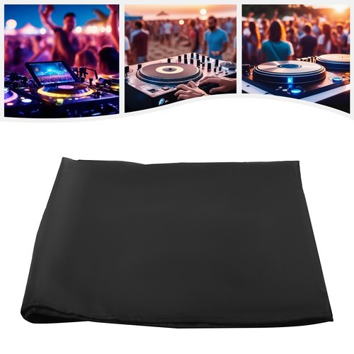 DJ Black Portable Oxford Cloth Scrim DJ Display Stand Facade Booth Event Cover
