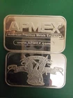 1 oz Silver Bar produced by APMEX (American Precious Metals)