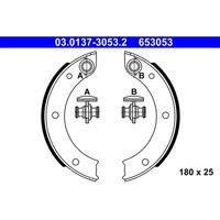 Bremsbackensatz Feststellbremse ATE 03.0137-3053.2 FüR Porsche 911 Targa