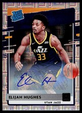 2020-21 Donruss #246 Elijah Hughes Rated Rookies Signatures Choice Choice