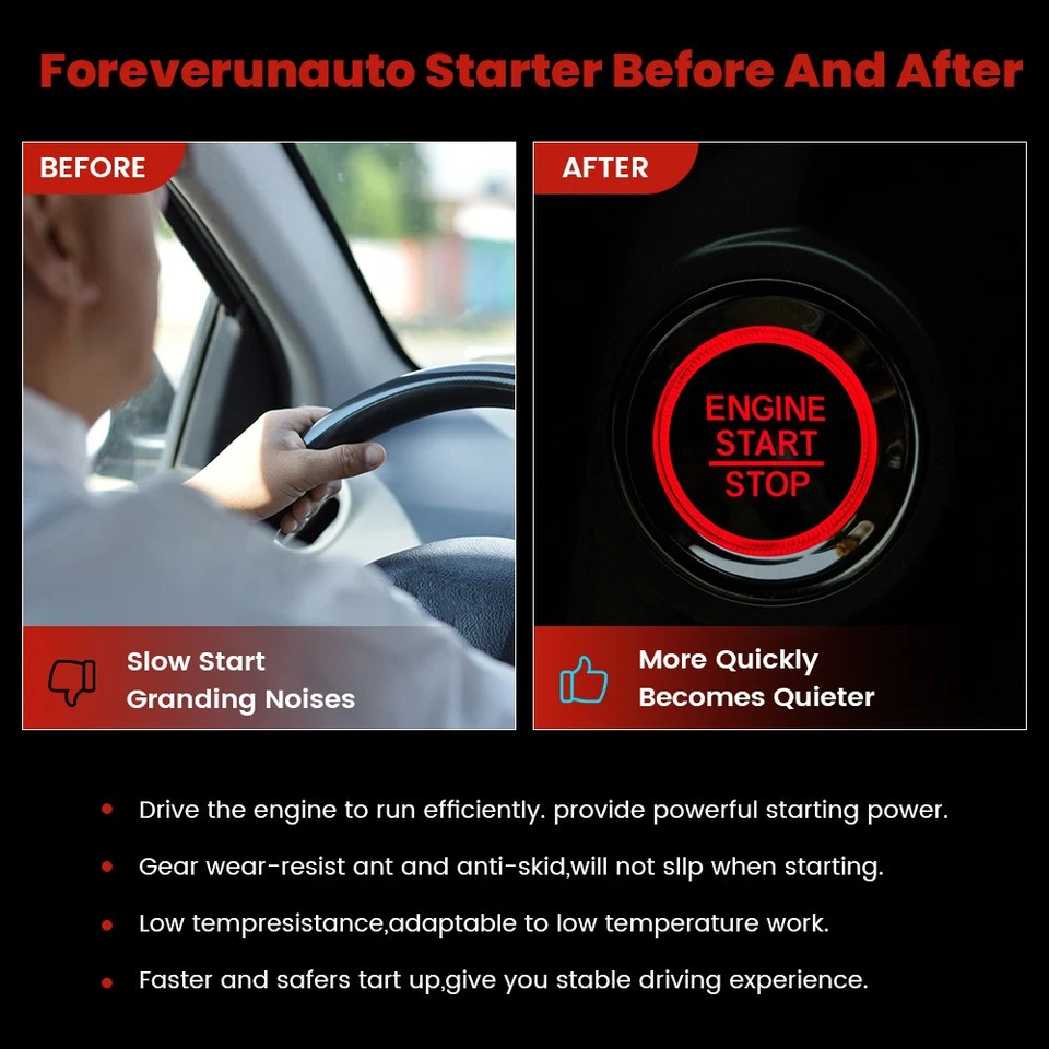 Arranque para Lexus GS300 1997-2005 3.0L 28100-46220 17747 Foto 4 de 4