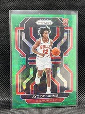 Ayo Dosunmu 2021-22 Panini Prizm #5/8 Green Choice Rookie RC Emerald