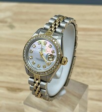 Rolex Datejust 6917 Custom Mother of Pearl and Diamonds 1982 26mm