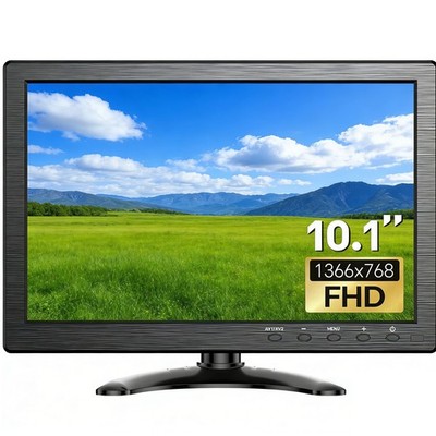 Eyoyo 10'' 1366x768 HD Small Monitor for Gaming PC CCTV Camera NVR Raspberry Pi