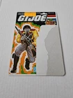 GI Joe PYTHON PATROL CRIMSON GUARD Full Card Back Only 1988 Cobra