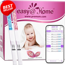 Ovulation  Pregnancy Test Kit 50 LH  20 HCG Strips Fertility Combo Pack - US