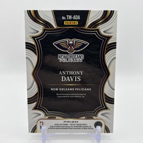 2024-25 Panini Select Throwback Memorabilia Anthony Davis #TM-ADA - Foto 2 di 2