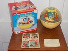 Vintage 1967 Roly Poly Boat Chime in Box!.
