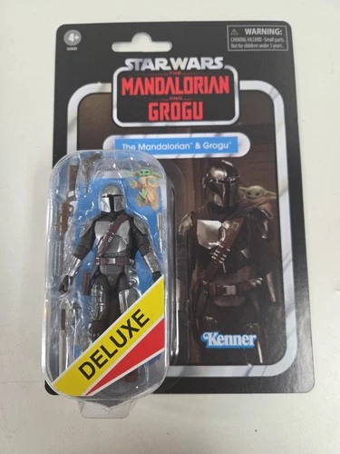 Star Wars 3.75 Vintage Collection THE MANDALORIAN AND GROGU Deluxe VC395 New