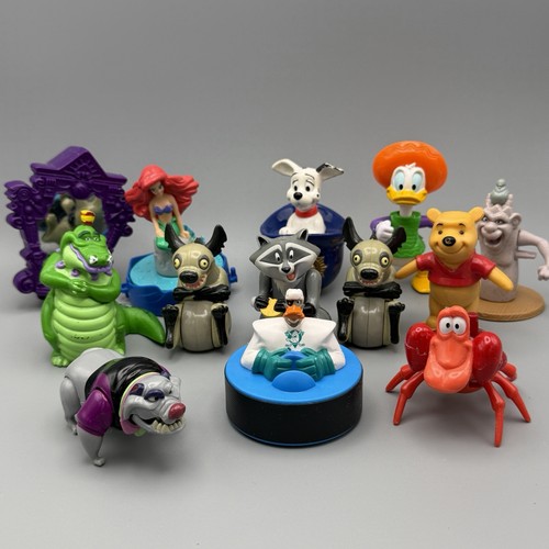 Vintage Assorted Lot Of Disney Mini Figurines Toys bundle 13 Pc