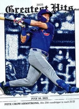 2026 Topps #GH-1 Pete Crow-Armstrong 2025 Greatest Hits Chicago Cubs