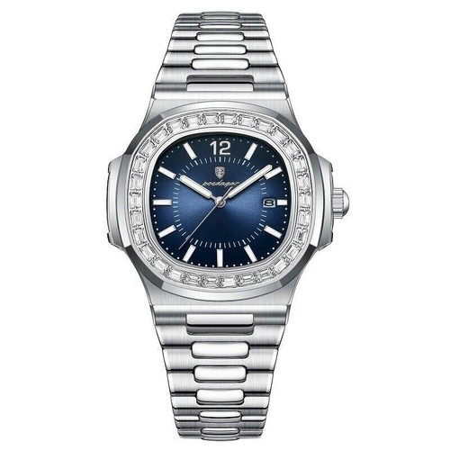 Waterproof Men's Watch Fashion Analog Luminous Quartz Wristwatch Stainless Steel - Picture 12 of 19