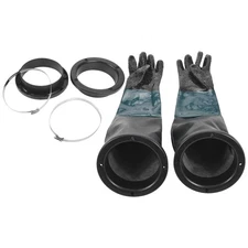 Sandblasting Gloves SandBlaster Parts 60cm with O Rings for Sandblast7772