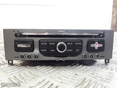 2008 PEUGEOT 308 RADIO PLAYER BLUETOOTH CD NAVIGATION NO CODE SD 98016555XH