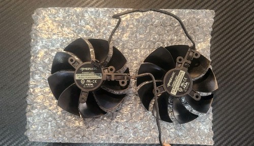 GPU Replacement Cooling Cooler Fans EVGA RTX 3050 3060 Ti XC Black PLD09220S12H - Afbeelding 2 van 2