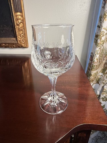 FRANCISCAN ONDINE CRYSTAL WATER GOBLET WINE GLASS WINE GOBLET 7.5" - Picture 3 of 4