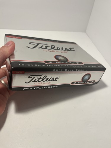 Una dozzina di nuove palline da golf Titleist Pro V1x 332 nuove con scatola NO LOGO - NOS (12) 🔥 - Foto 2 di 5
