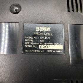 Sega Mega Drive Console HAA-2510 2 Controller Megadrive NTSC-J Japan Tested